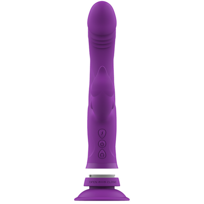 INTENSE - VIBRATEUR EN SILICONE CASANOVA RABBIT TRIPLE MOTEUR VIOLET