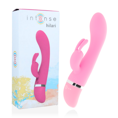 INTENSE - VIBRATEUR DE LUXE EN SILICONE ROSE HILARI