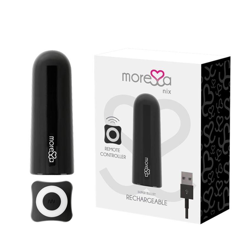 MORESSA - NIX VIBRATEUR TÉLÉCOMMANDE NOIR