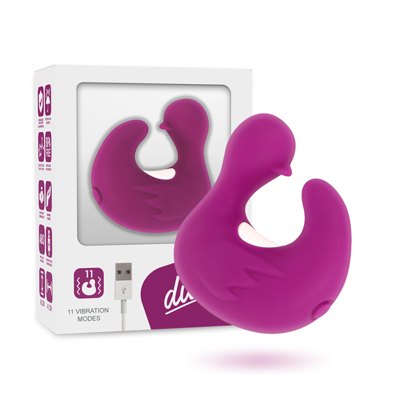 COVERME - DÉ À DÉS À CANARD RECHARGEABLE EN SILICONE STIMULANT DUCKYMANIA