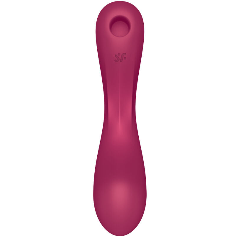 SATISFYER - CURVE TRINITY 1 AIR PULSE VIBRATION ROUGE