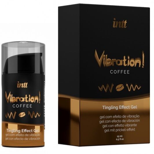 INTT MASSAGE & ORAL SEX - GEL DE MASSAGE SAVEUR CAFÉ EFFET CHAUD