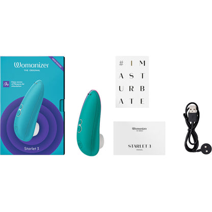 WOMANIZER - STIMULATEUR CLITORAL STARLET 3 TURQUOISE