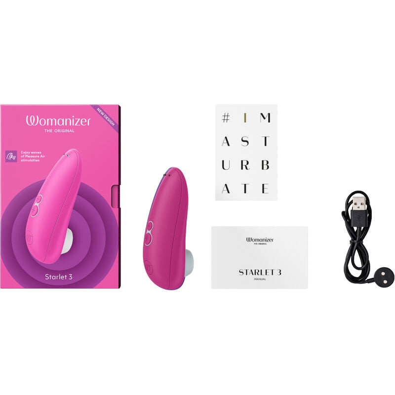 WOMANIZER - STIMULATEUR CLITORAL STARLET 3 ROSE