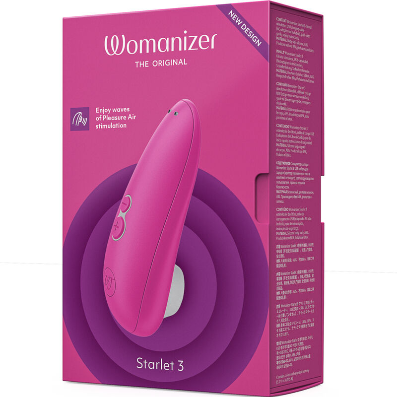 WOMANIZER - STIMULATEUR CLITORAL STARLET 3 ROSE