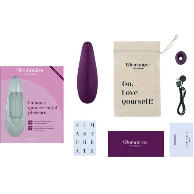 WOMANIZER - STIMULATEUR CLITORAL CLASSIC 2 BORDEAUX