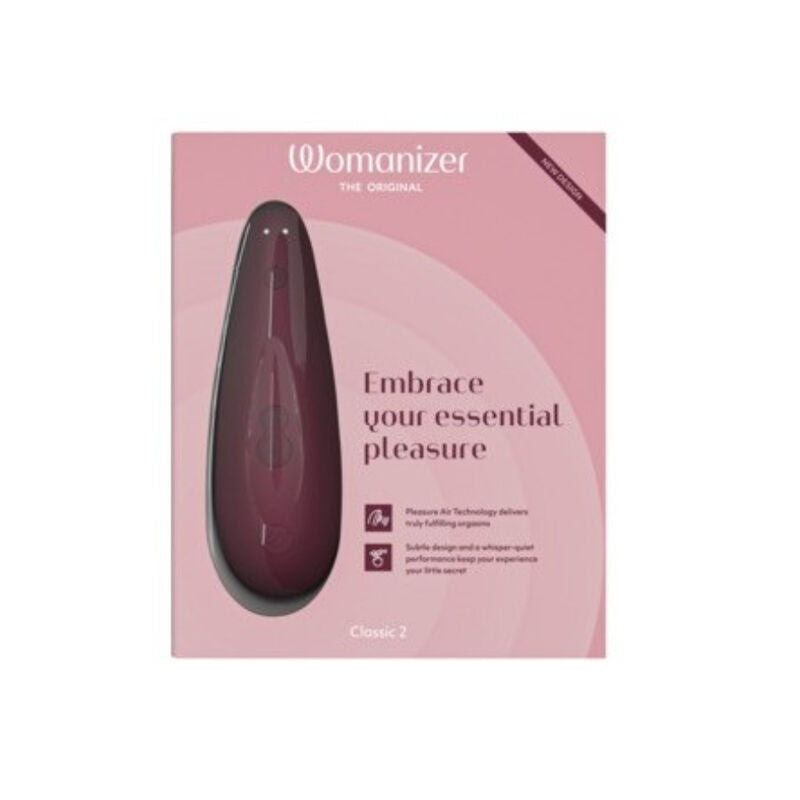 WOMANIZER - STIMULATEUR CLITORAL CLASSIC 2 BORDEAUX