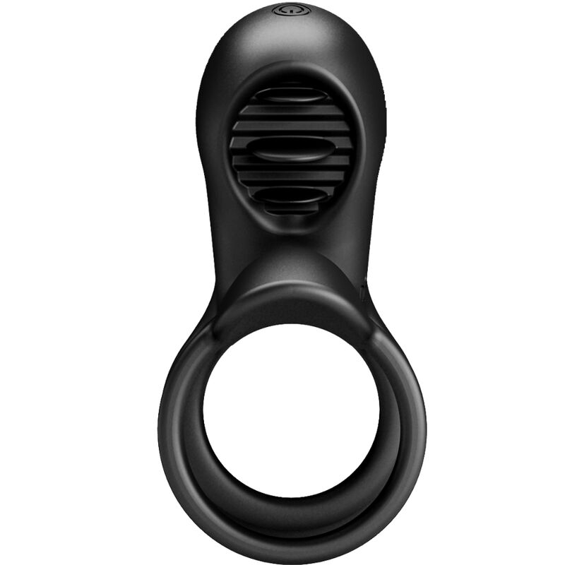 PRETTY LOVE - GAINE PÉNIS JAMMY 12 VIBRATIONS AVEC LANGUE EN SILICONE RECHARGEABLE