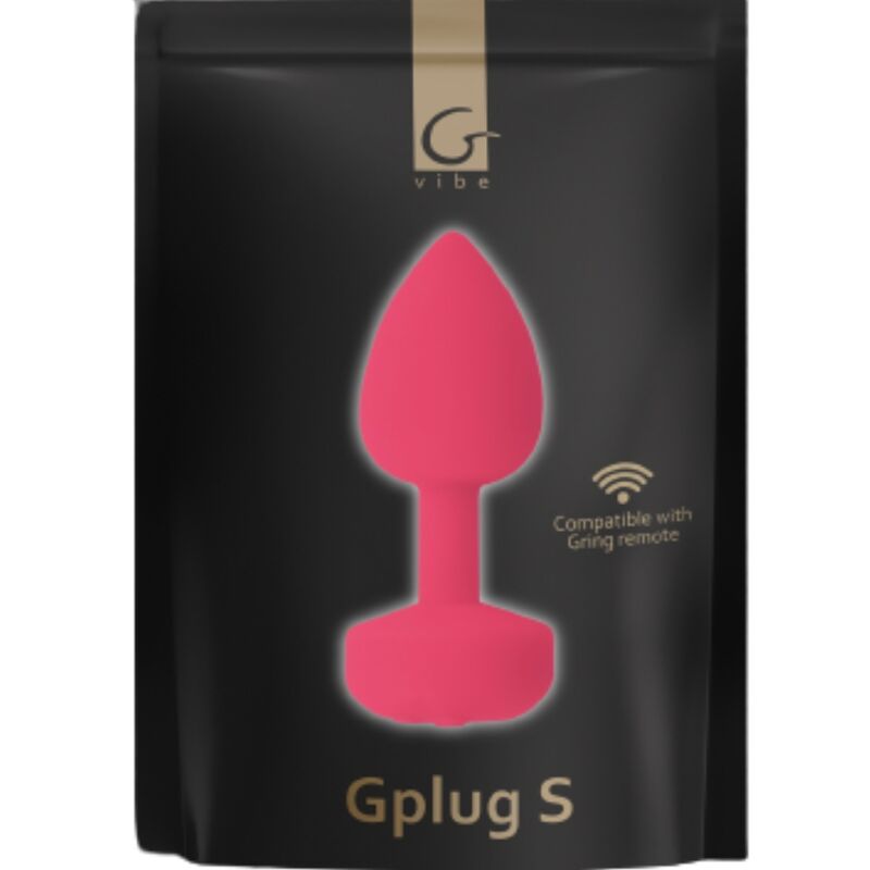 G-VIBE - VIBRATEUR ANAL RECHARGEABLE FUNTOYS GPLUG GRAND ROSE NÉON 3.9CM