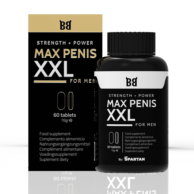 BLACK BULL - MAX PENIS XXL FORCE + PUISSANCE POUR HOMMES 60 COMPRIMES