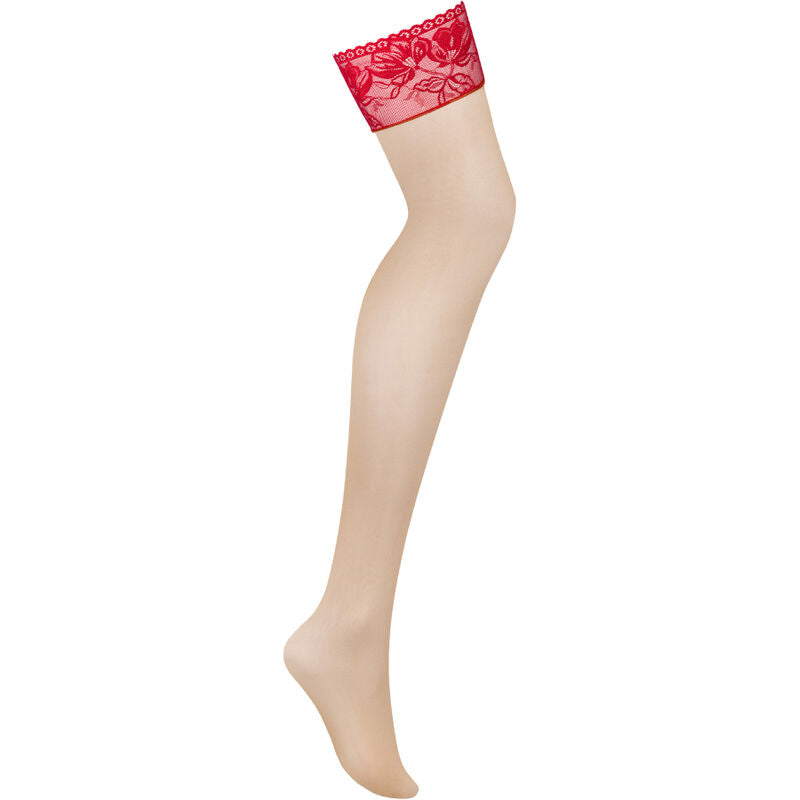 OBSESSIVE - COLLANT DENTELLE ROUGE LACELOVE XS/S