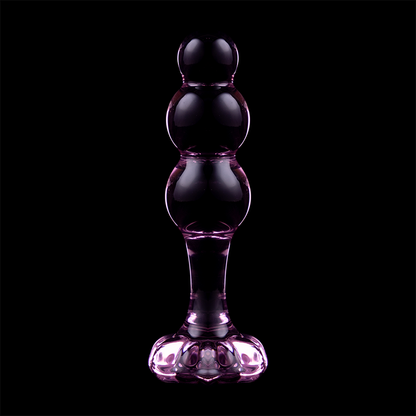 NEBULA SERIES BY IBIZA - MODÈLE 1 BOUCHON EN VERRE BOROSILICATE TRANSPARENT 10.5 CM -O- 3 CM