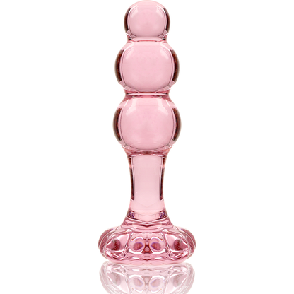 NEBULA SERIES BY IBIZA - MODÈLE 1 BOUCHON EN VERRE BOROSILICATE TRANSPARENT 10.5 CM -O- 3 CM