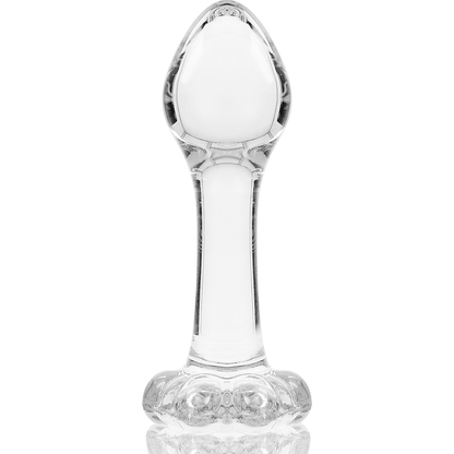 NEBULA SERIES BY IBIZA - PLUG ANAL MODÈLE 2 VERRE BOROSILICATE CLAIR 11 CM -O- 3.5 CM