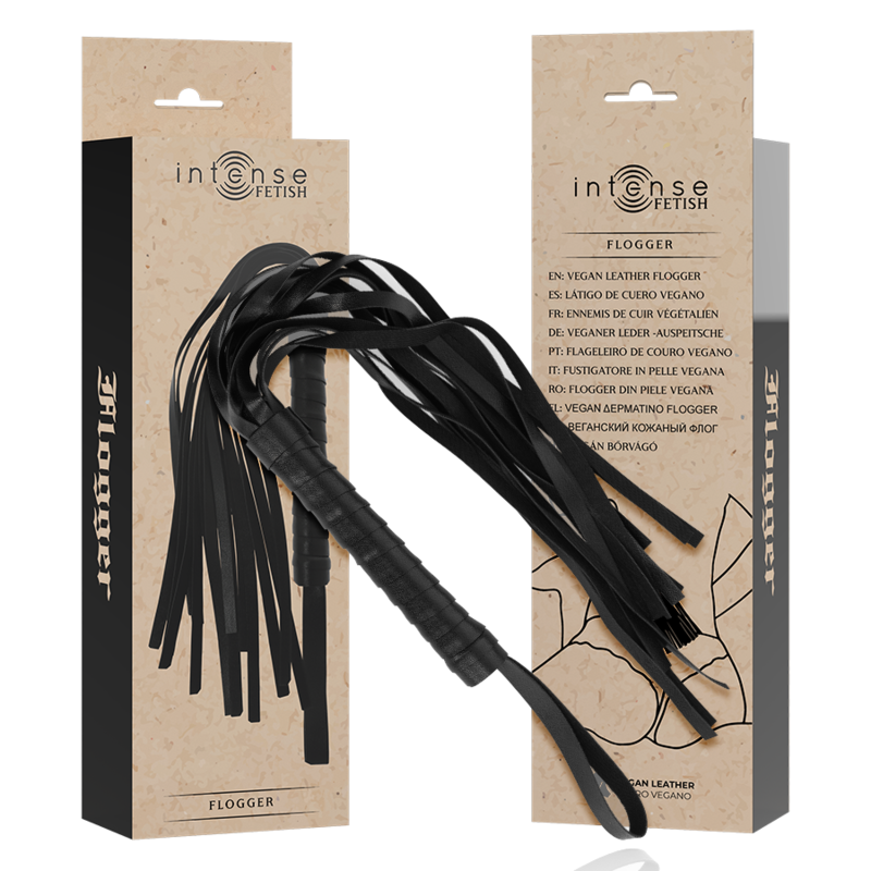 INTENSE FETISH - FLOGGER EN CUIR VÉGÉTALIEN