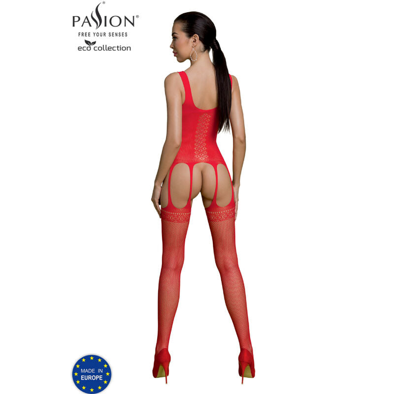 PASSION - BODYSTOCKING ECO COLLECTION ECO BS007 NOIR