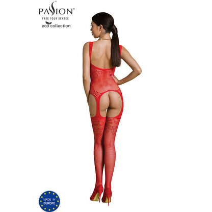 PASSION - BODYSTOCKING ECO COLLECTION ECO BS008 NOIR