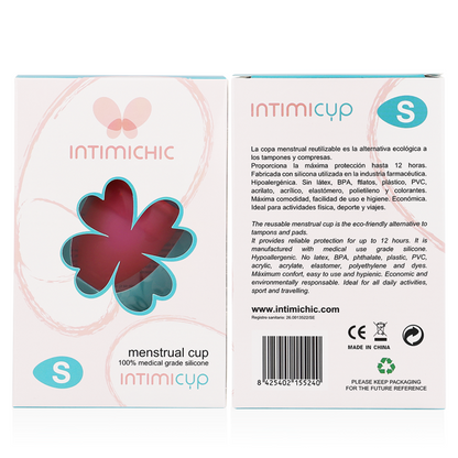 INTIMICHIC - COUPE MENSTRUELLE EN SILICONE MÉDICALE TAILLE S