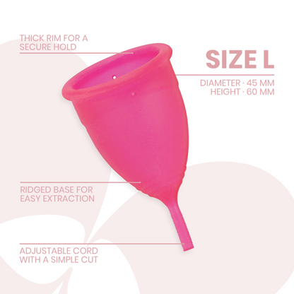 INTIMICHIC - COUPE MENSTRUELLE EN SILICONE MÉDICALE TAILLE S