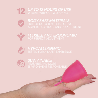 INTIMICHIC - COUPE MENSTRUELLE EN SILICONE MÉDICALE TAILLE S