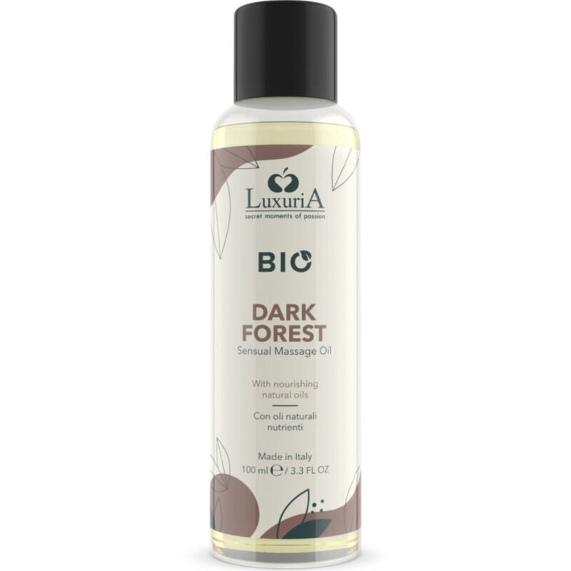 INTIMATELINE LUXURIA - HUILE DE MASSAGE BIO FORÊT NOIRE 100 ML