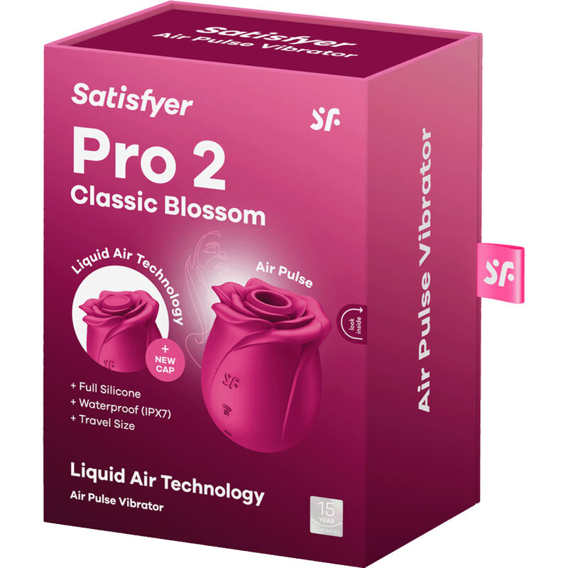 SATISFYER - AIR PULSE VIBRATEUR FLEUR CLASSIQUE PRO 2