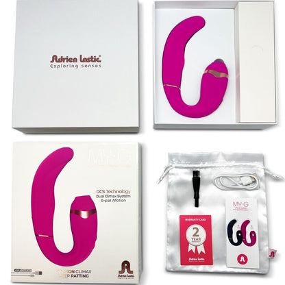 ADRIEN LASTIC - MY·G CLITORIS SUCKER ET STIMULATEUR DE POINT G ROSE