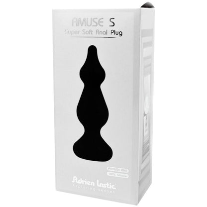 ADRIEN LASTIC - PLUG ANAL AMUSE SILICONE NOIR TAILLE S