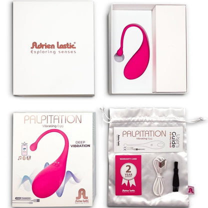 ADRIEN LASTIC - OEUF VIBRANT PALPITATION ROSE - APPLICATION GRATUITE