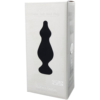 ADRIEN LASTIC - PLUG ANAL AMUSE SILICONE NOIR TAILLE L