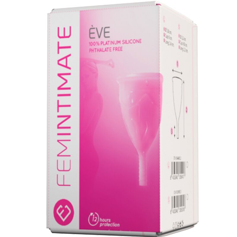 FEMINTIMATE - COUPE MENSTRUELLE EN SILICONE EVE TAILLE S