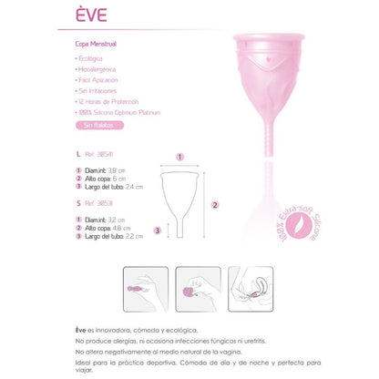 FEMINTIMATE - COUPE MENSTRUELLE EN SILICONE EVE TAILLE L