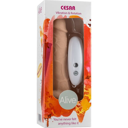 ALIVE - VIBRATEUR & ROTATEUR DE PÉNIS RÉALISTE CESAR 17,5 CM