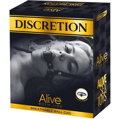 ALIVE - GAG RESPIRANT DISCRETION NOIR