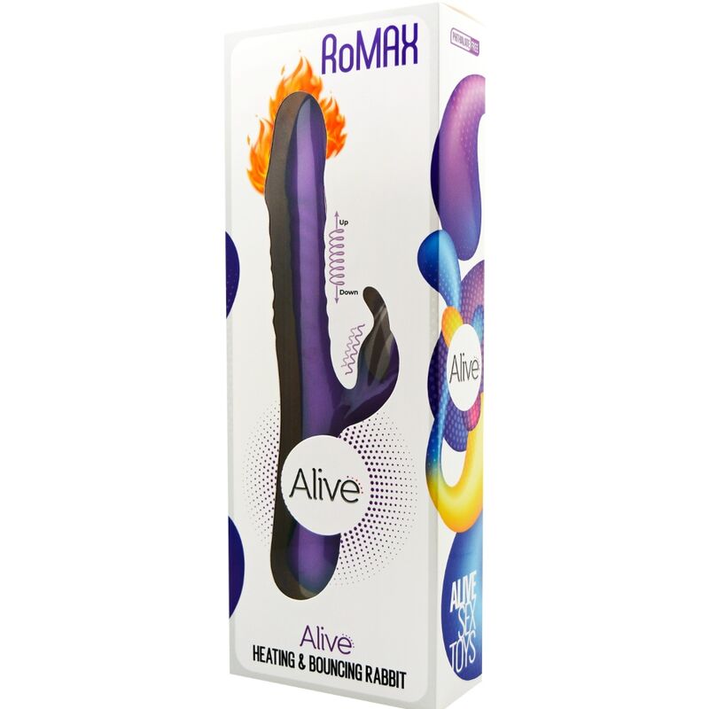 ALIVE - ROMAX VIBRATEUR LAPIN SILICONE VIOLET