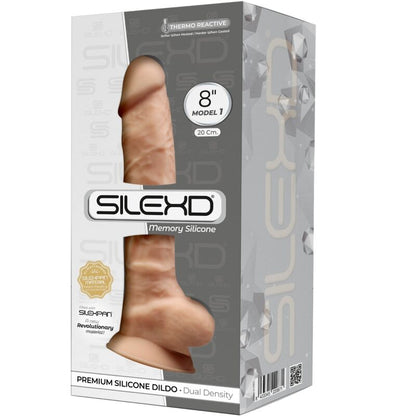 SILEXD - MODÈLE 1 PÉNIS RÉALISTE PREMIUM SILEXPAN SILICONE 20 CM