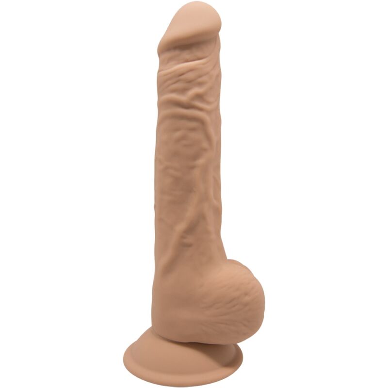 SILEXD - MODÈLE 1 PÉNIS RÉALISTE PREMIUM SILEXPAN SILICONE CARAMEL 24 CM