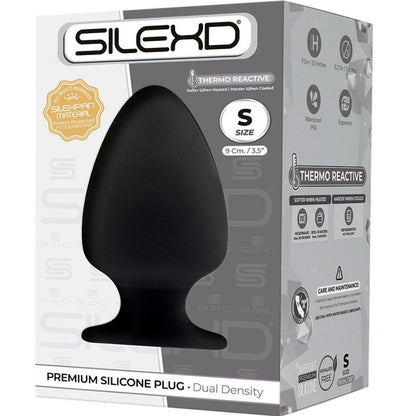 SILEXD - PLUG ANAL MODÈLE 1 PREMIUM SILEXPAN SILICONE PREMIUM THERMOREACTIF TAILLE S