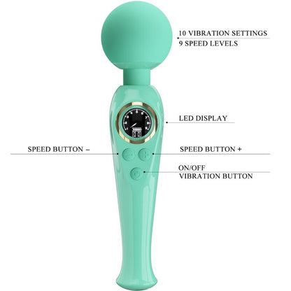 PRETTY LOVE - VIBRATEUR BAGUETTE VERTE SKYLER