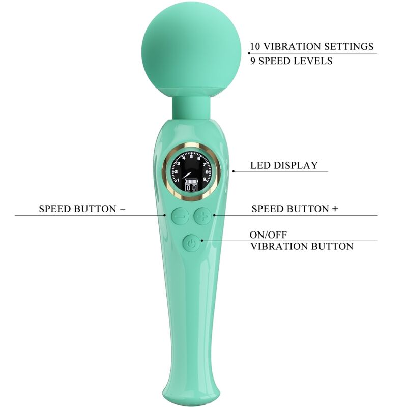 PRETTY LOVE - VIBRATEUR BAGUETTE VERTE SKYLER