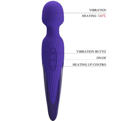 PRETTY LOVE - ANTONY YOUTH WAND VIBRATEUR VIOLETTE EFFET CHALEUR