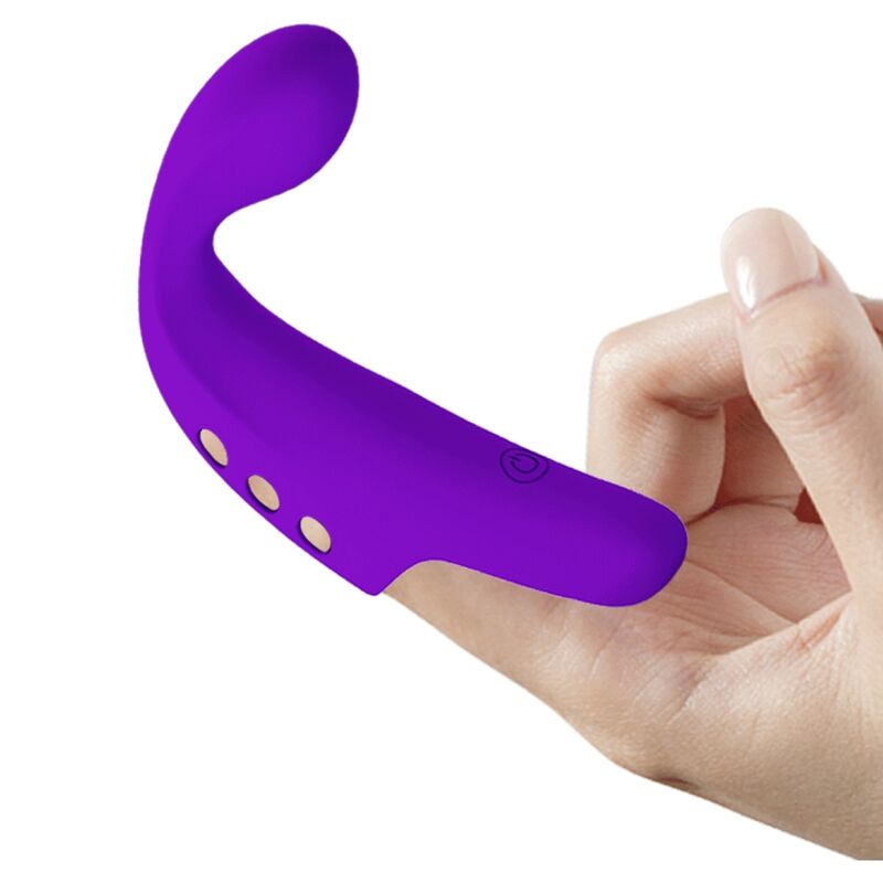 PRETTY LOVE - VIBRATEUR  DOIGT RECHARGEABLE GORGON VIOLET