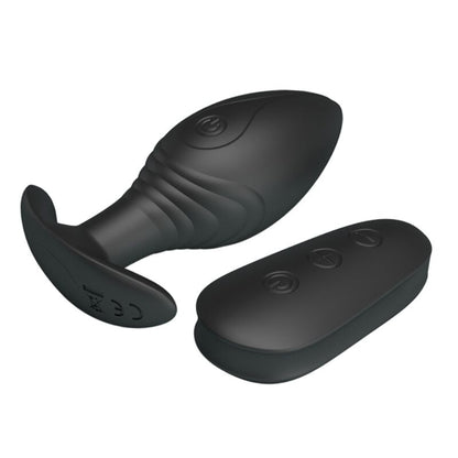 PRETTY LOVE - VIBRATEUR RECHARGEABLE REGINA ANAL PLUG NOIR