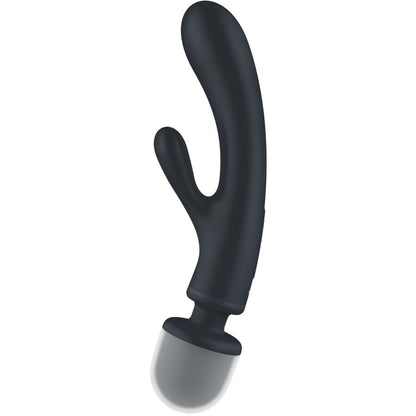 SATISFYER - MASSEUR VIBRATEUR LAPIN TRIPLE LOVER ROSE