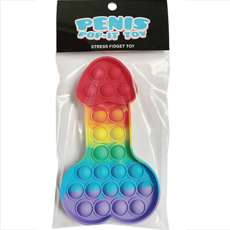 KHEPER GAMES - JOUET ANTI-STRESS POP-IT PENIS MULTICOLORE