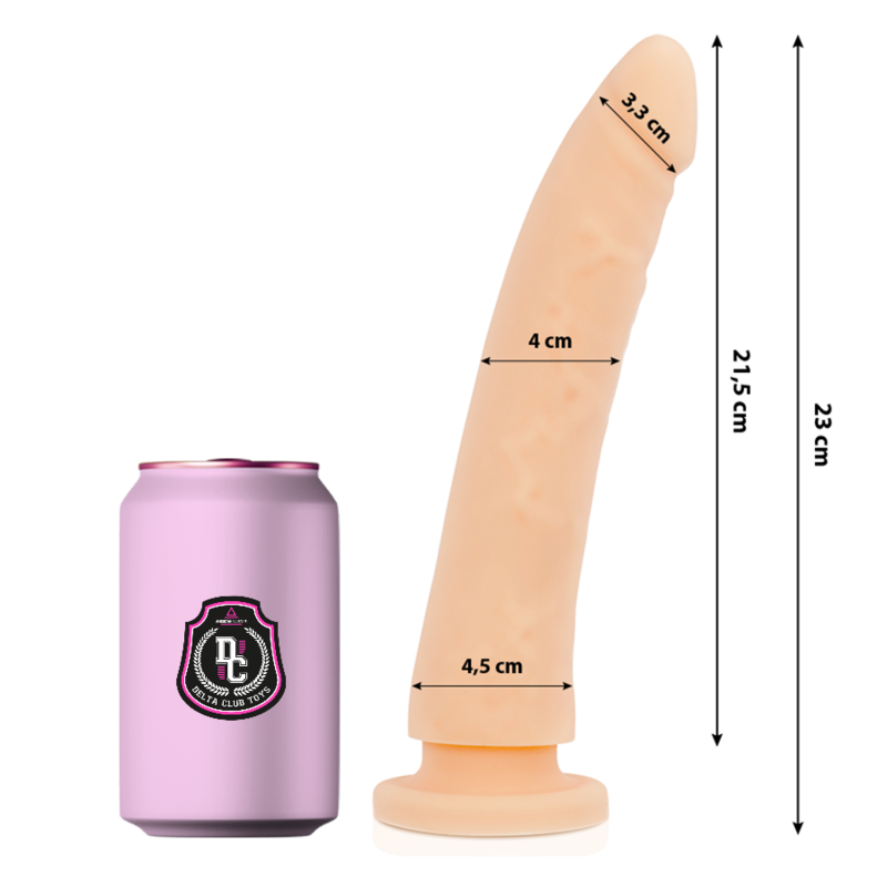 DELTA CLUB - TOYS GODE NATUREL MÉDICAL SILICONE 23 CM -O- 4.5 CM