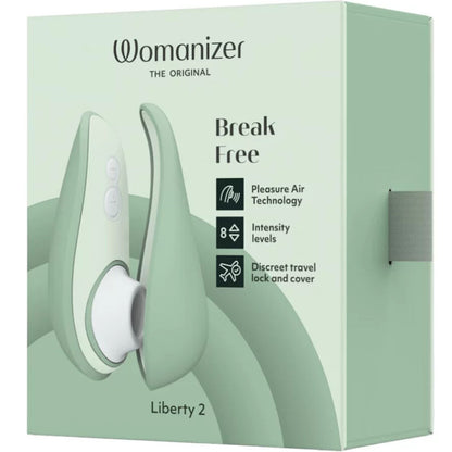 WOMANIZER - LIBERTY 2 STIMULATEUR & VENTOUSE CLITORIS VERT CLAIR