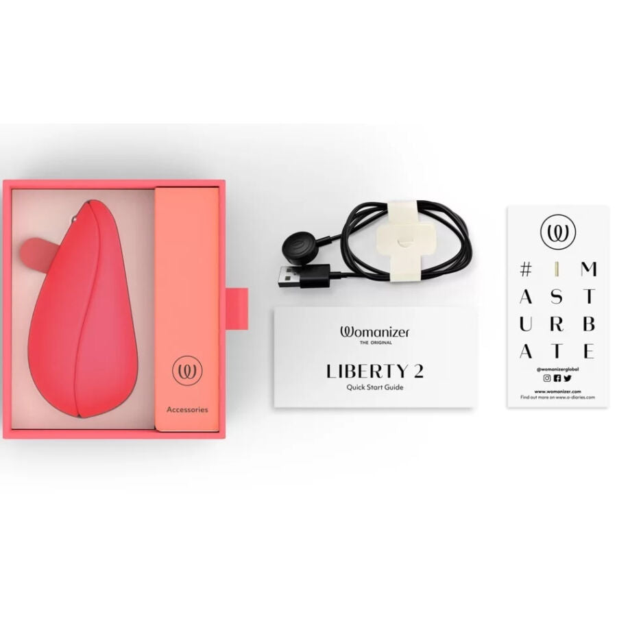 WOMANIZER - LIBERTY 2 STIMULATEUR & VENTOUSE CLITORIS VERT CLAIR