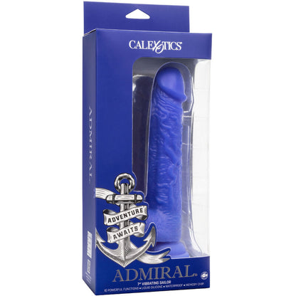 CALEXOTICS - ADMIRAL VIBRATEUR GODE RÉALISTE SAILOR BLEU