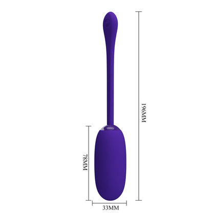 PRETTY LOVE - OEUF VIBRANT JULIUS IMPERMÉABLE-RECHARGEABLE VIOLET